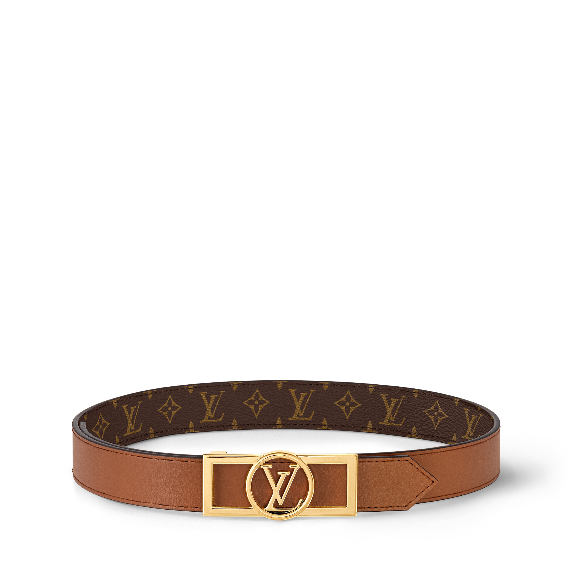 Dauphine 25MM Reversible Belt Monogram Canvas - Accessories